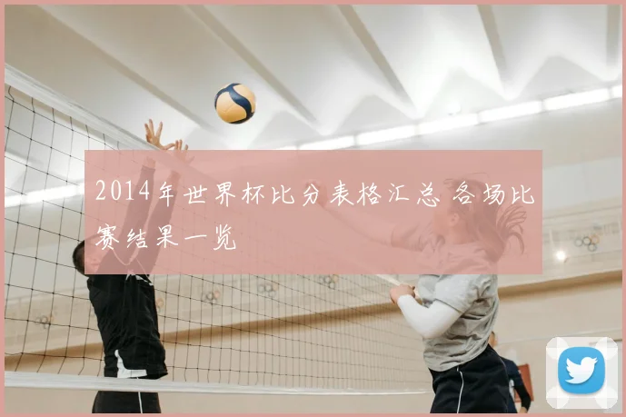 2014年世界杯比分表格汇总 各场比赛结果一览